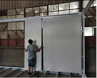 Wall panel installation