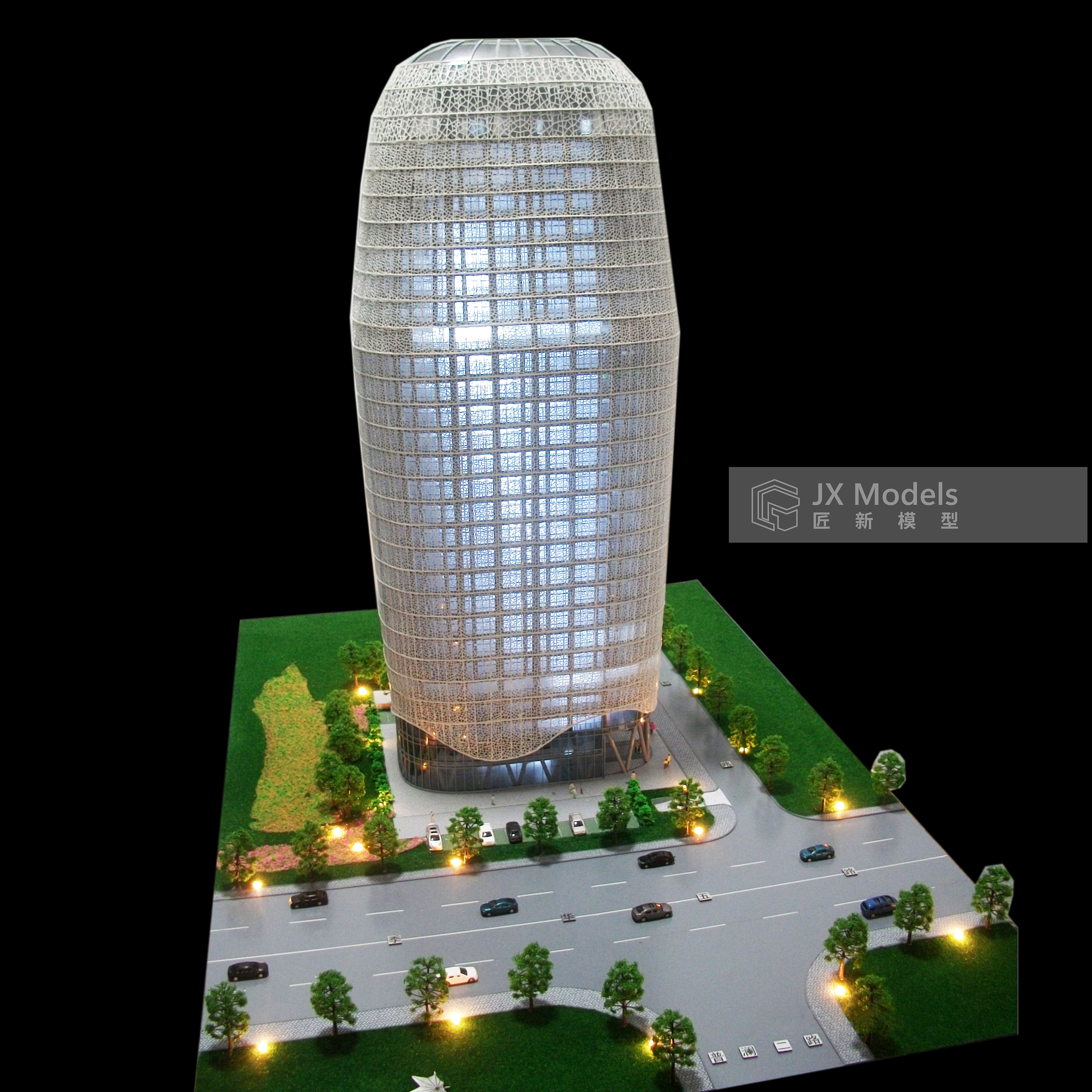 Custom-Made Modern Latest Professional Office Building Model For Urban Planning Real Estate Showcases For Apartment Application