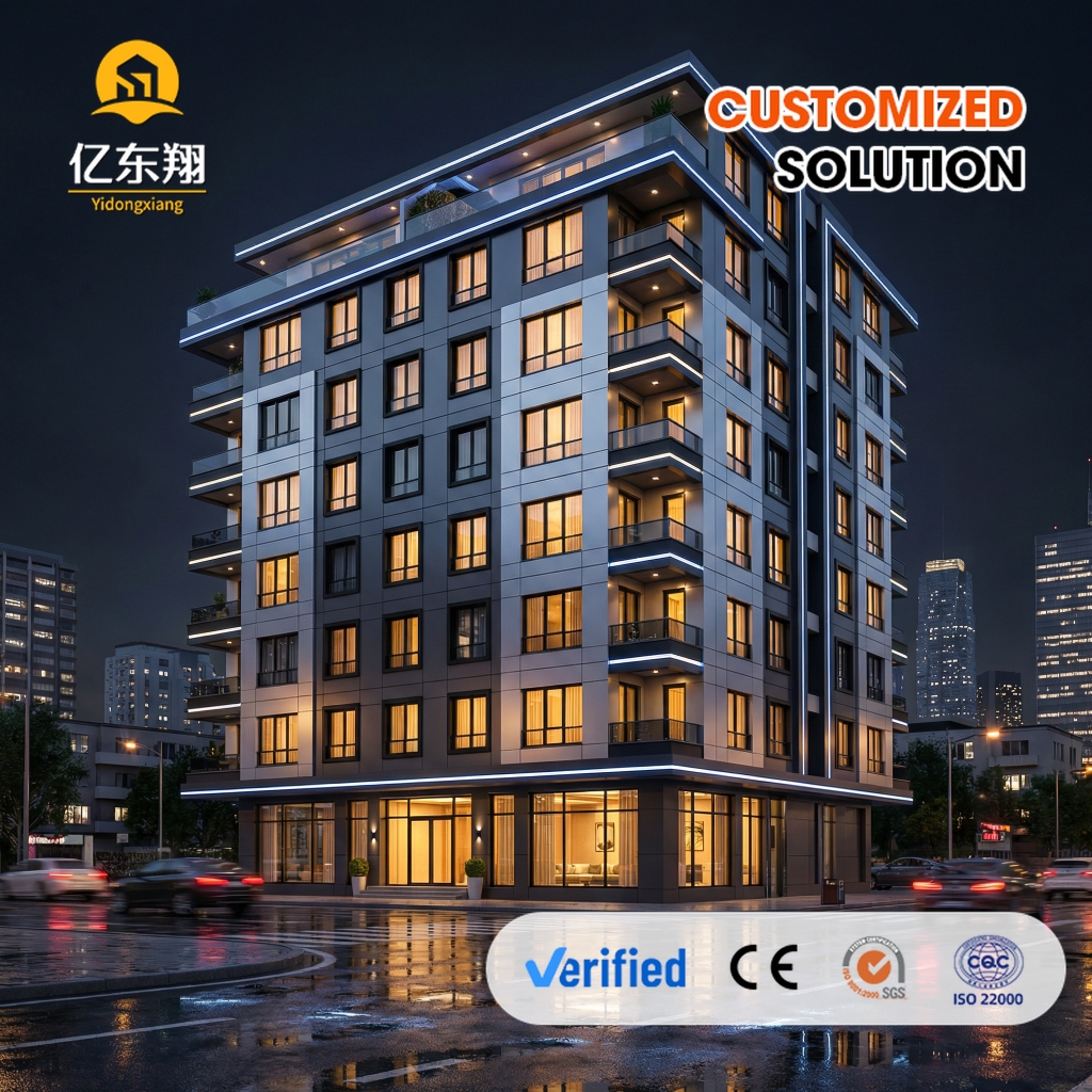 High Quality Multi-story Modular Steel Structure Apartment for Labor Camp and Worker Accommodation Projects