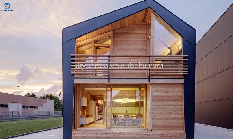 2 Story Steel House Tiny Home 2 Bedroom With Bathroom Prefabricated Building High End Architectural Homes Modular Design