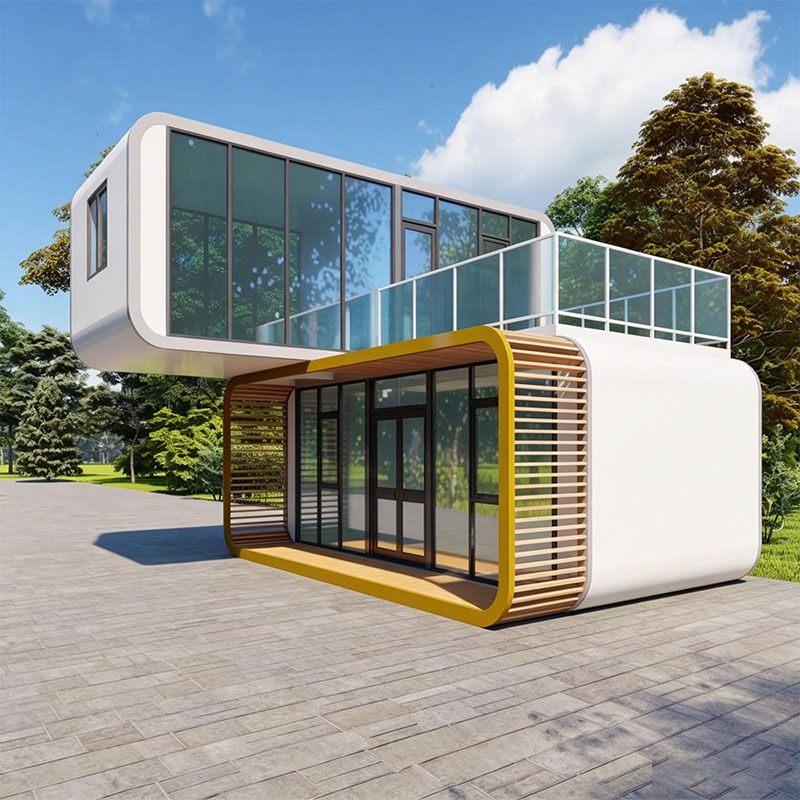Mobile Modular Commercial Hotel Container Room Prefabricated Two-story Capsule Room Prefabricated Small House