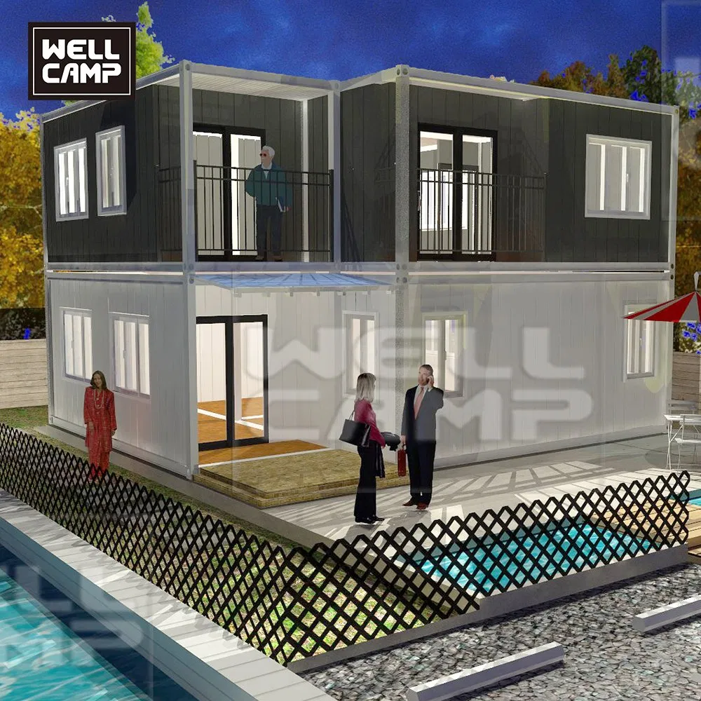 China Prefabricated Flat Pack Container Office Customizable Modular Prefab House Factory Price