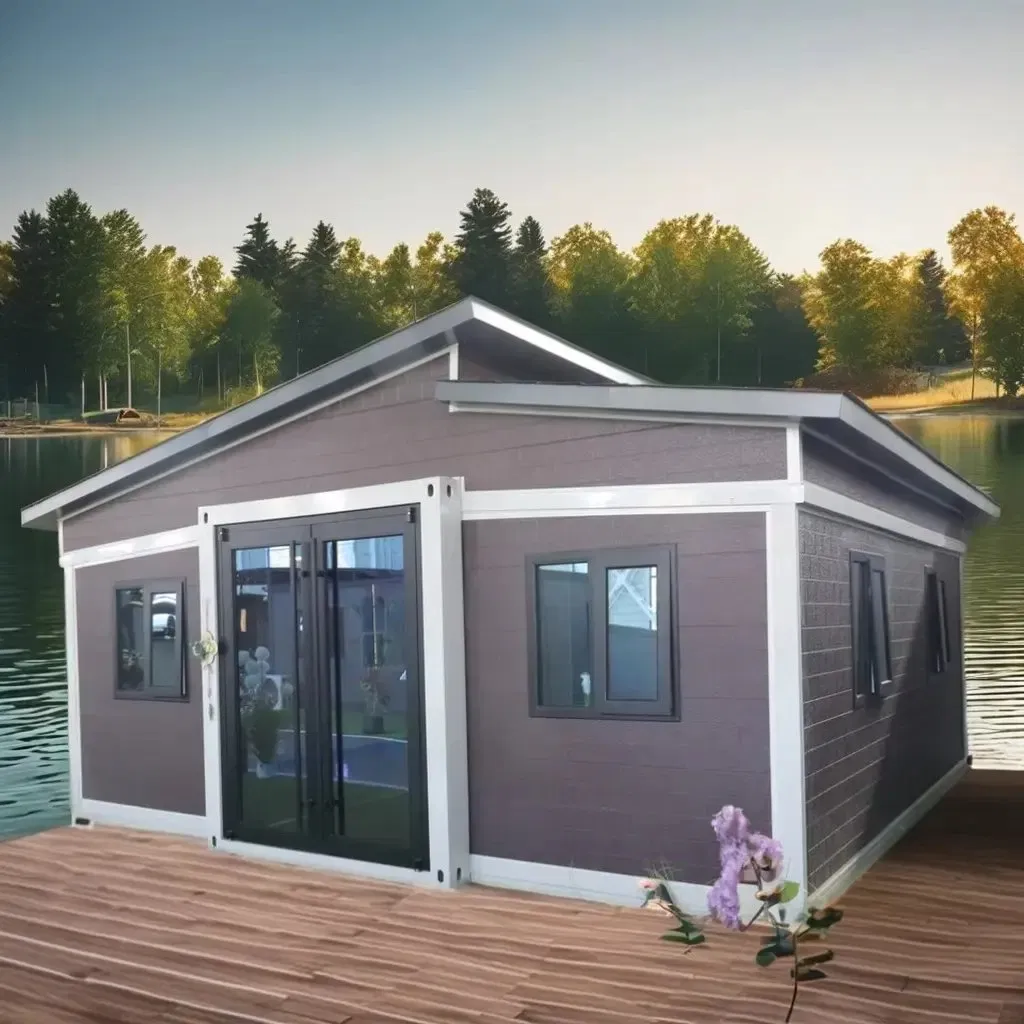 Insulated Three Bedroom High Ceiling Prefab Prefabricated Cabin Home Modular Tiny Expandable Container House