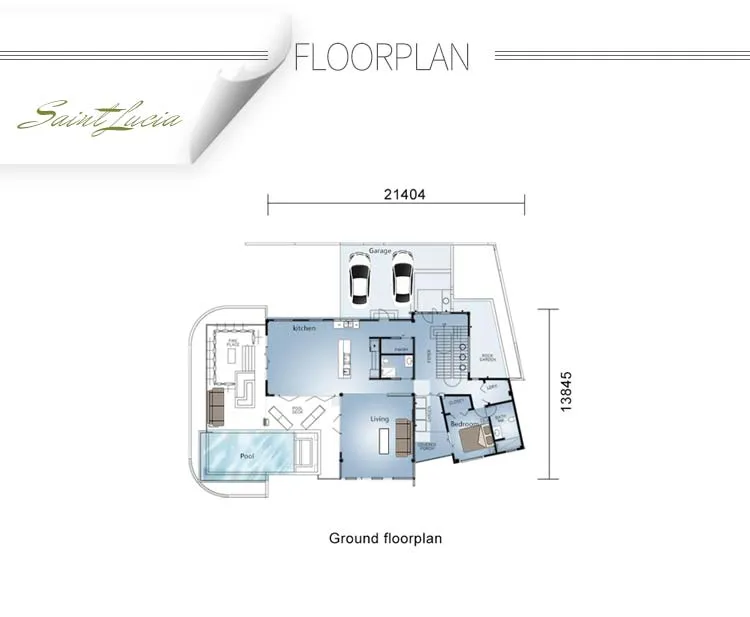 Modern Luxury Prefab House Villa Light Steel Structure Modular Homes Prefabricated Houses