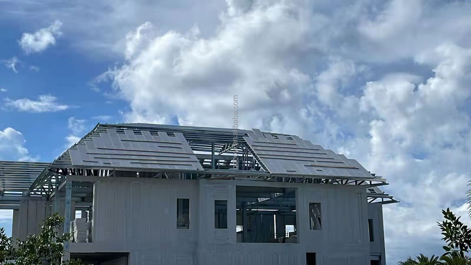 Finished High Rise Steel Building Project