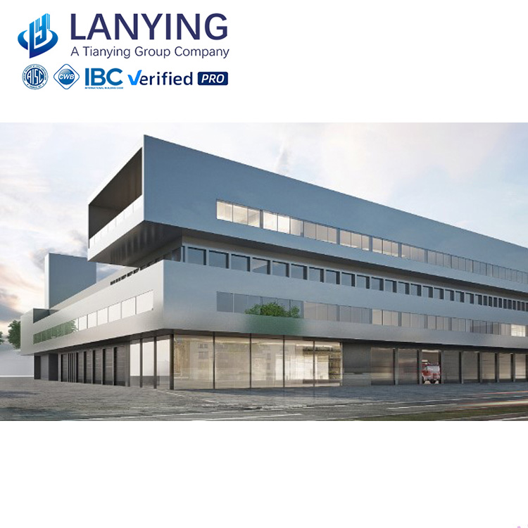 Prefab Residential Commercial Building Storey Office Buildings Steel Structure Prefabricated Building