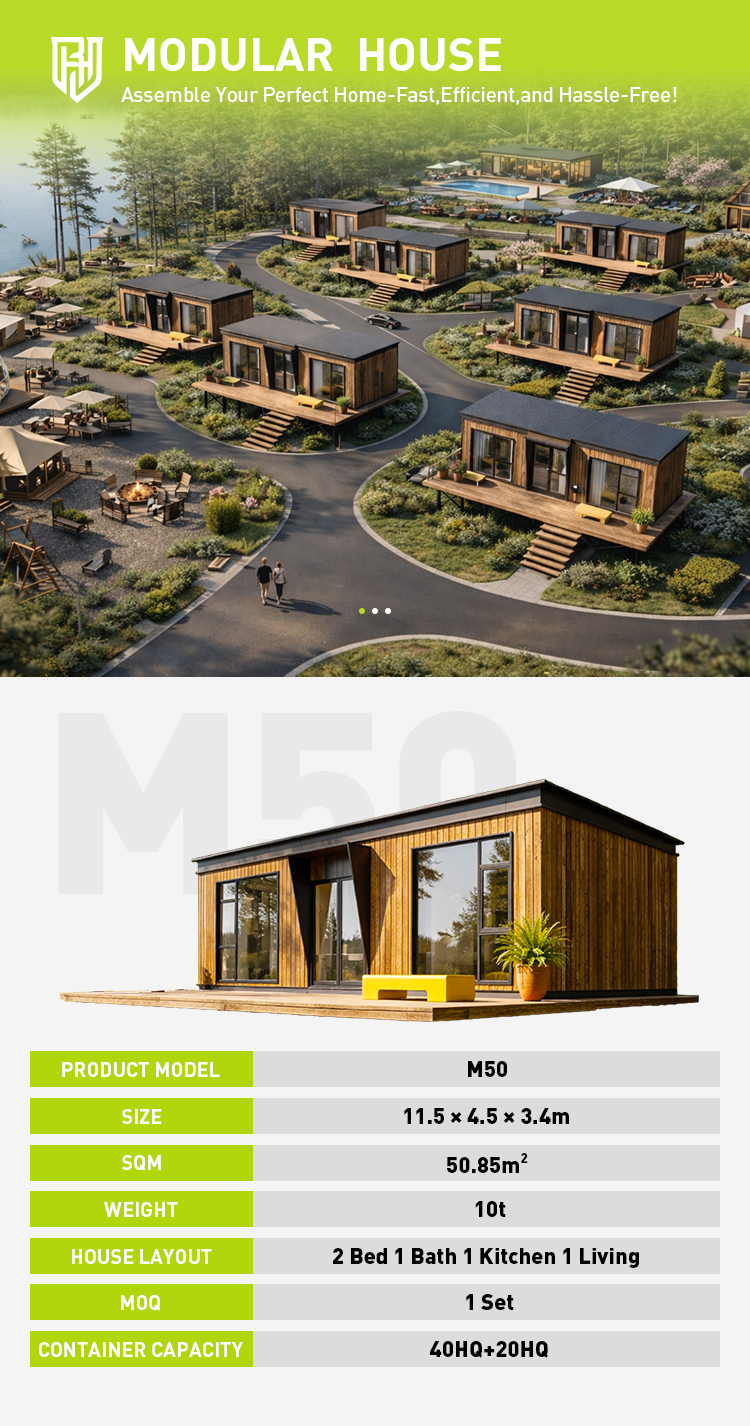 Luxury Flat Pack Container House Banner