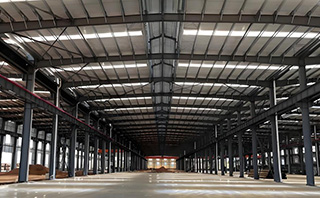 Steel production floor