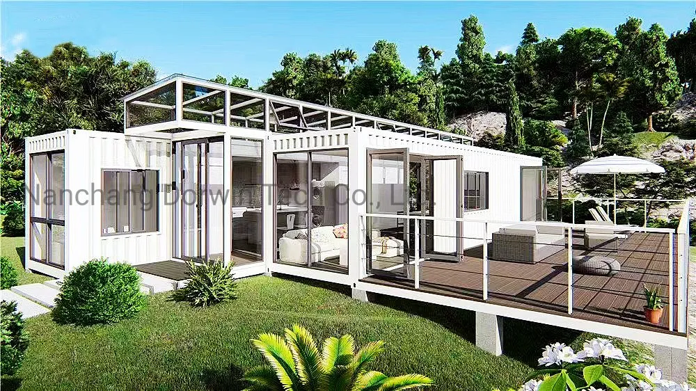 Deluxe Ocean Bespoke Prefab Makeover Recycled Home Modular Container House Portable Villa