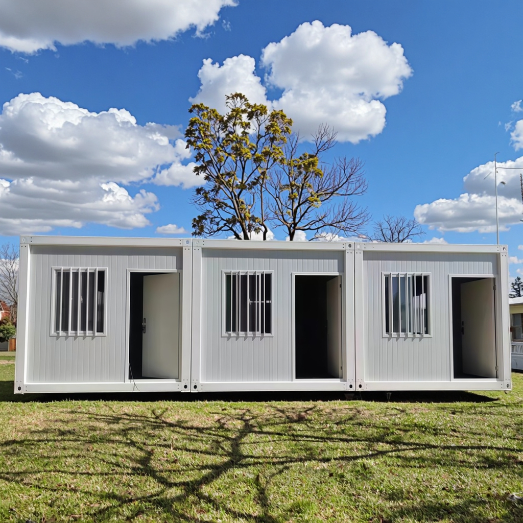 20ft Modular Prefab Tiny Office Showroom Detachable Steel Mobile Cabin Kits for Home Living Room or Mall Application-Casa