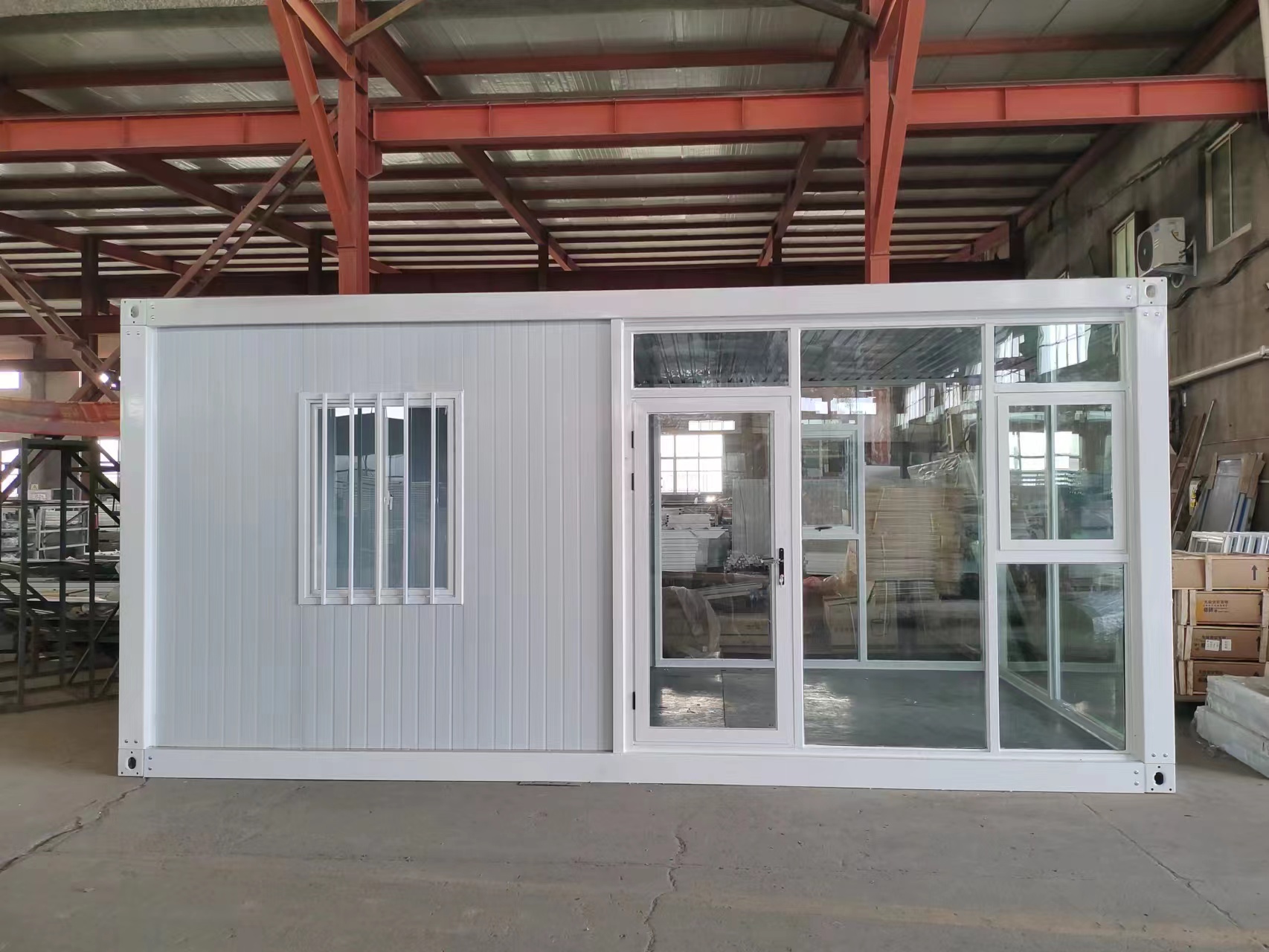 DXH Wholesale Custom Prefab Container Assemble Homes 10ft 20ft 30ft 40ft Luxury Modular Prefabricated House Office Shop Camp