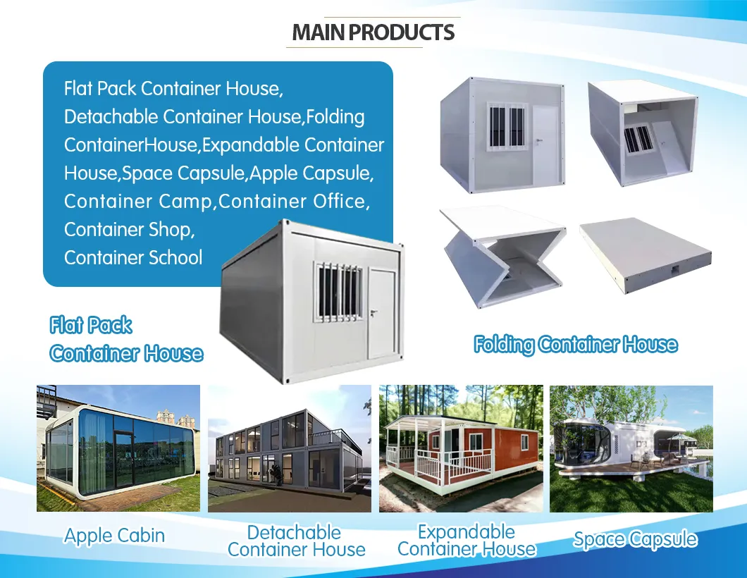 Tiny Luxury Home Toilet Office Portable Mobile Modular Prefab Container House