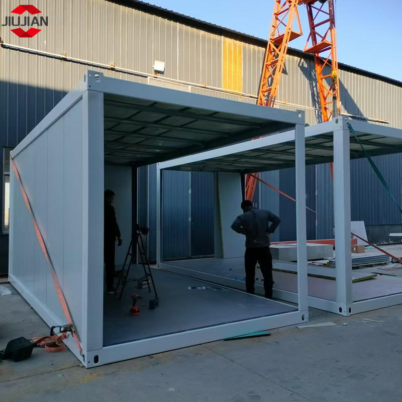 20FT Prefabricated Movable/Mobile Prefab Flat Pack Modular Folding/Fold/Foldable Detachable Living Container House for Dormitory/Office/Hotel/Labor Camp/School