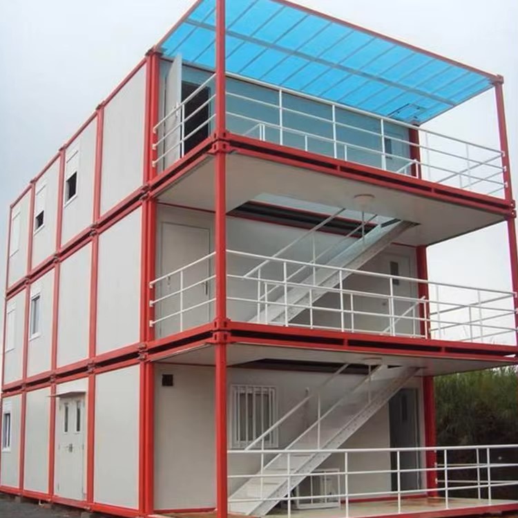 China 40ft Movable Foldable Container House Prefab Modular Duplex Homes Expandable Sandwich Panel Mobile Home for Sale