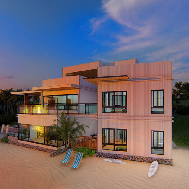 Modern Luxury Prefab House Villa Light Steel Structure Modular Homes Prefabricated Houses