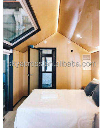 China Ready-made Skyacross Prefabricated Luxury Villa Tiny Housing Steel Prefab Housing Prefab House