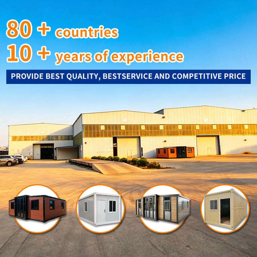 Modular Quick Build Prefab House, 20ft Bolt-Together Container Cabin for Worker Dormitory