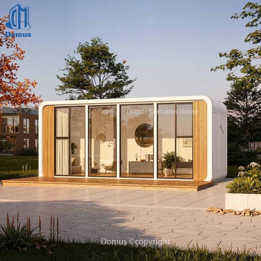 Cheap Modular Home Apple Cabin Mobile House Casa Modular Prefabricada Tiny House Modern Prefab Home Mini Capsule House Mobile Home Outdoor Office Shop Toilet