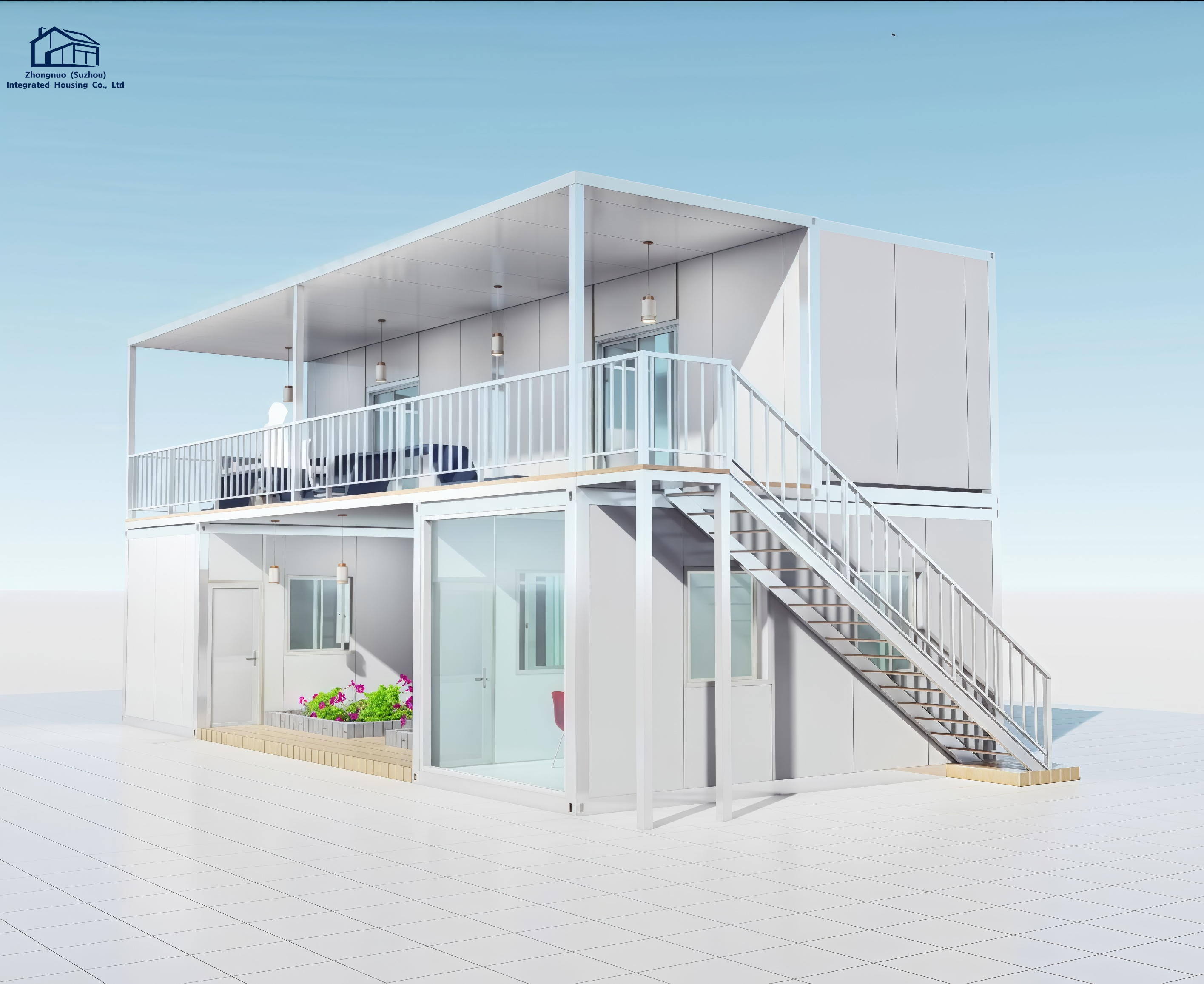 ZN Multi-Story Assembled Container House Prefabricated Modular Apartment Portable Living Building