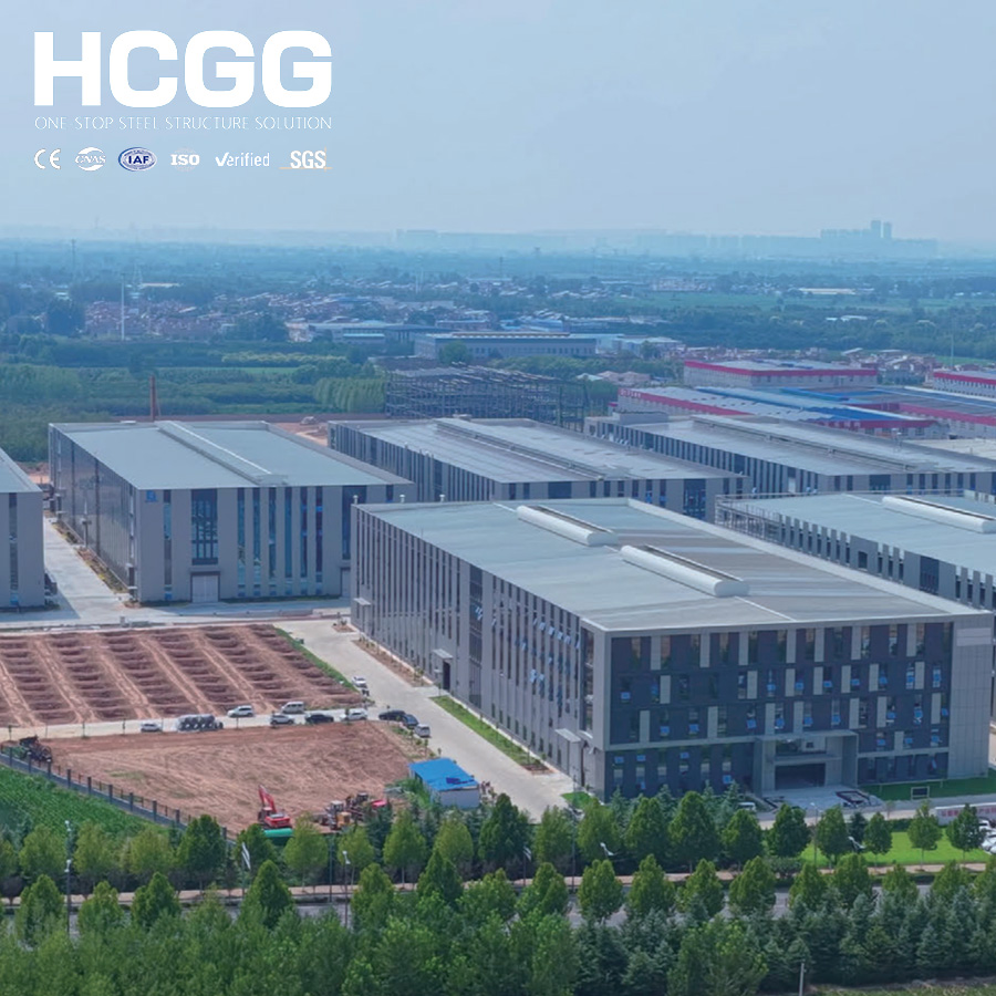Modular Prefabricated Multi-Story Steel Structure Building Q355 Industrial Park and Commercial Office Bank Hotel Construction
