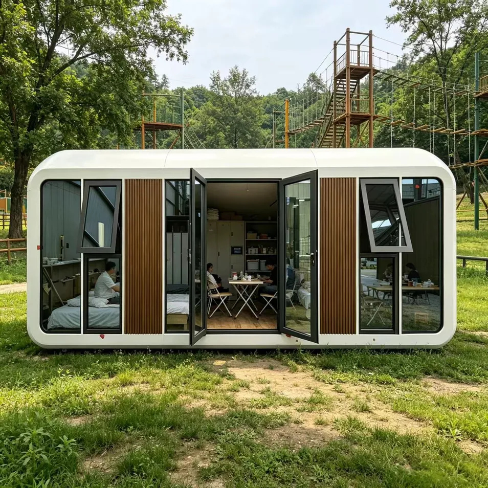 Cheap Tiny House Apple Cabin House Prefab Cabin House Prefabricated House Modular House for Office Hotel