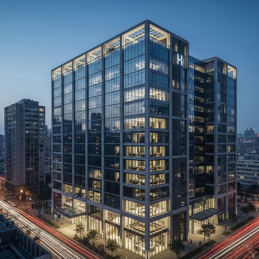 Fast Construction Multi Story Steel Structure Hotel Building Commercial High Rise Resort Accommodation