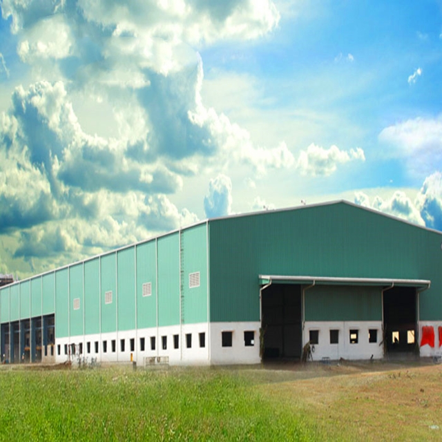 Modern Prefabricated Steel Structure Building Warehouse Workshop Shed Office Exhibition Hall Stadium Cinema Hot Dip Galvanized