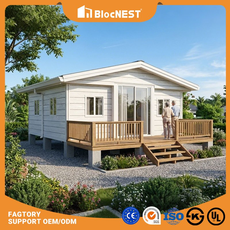2 Bedroom 1 Bathroom Modern Luxury Prefabricated Modular Prefab Office House Expandable Container House