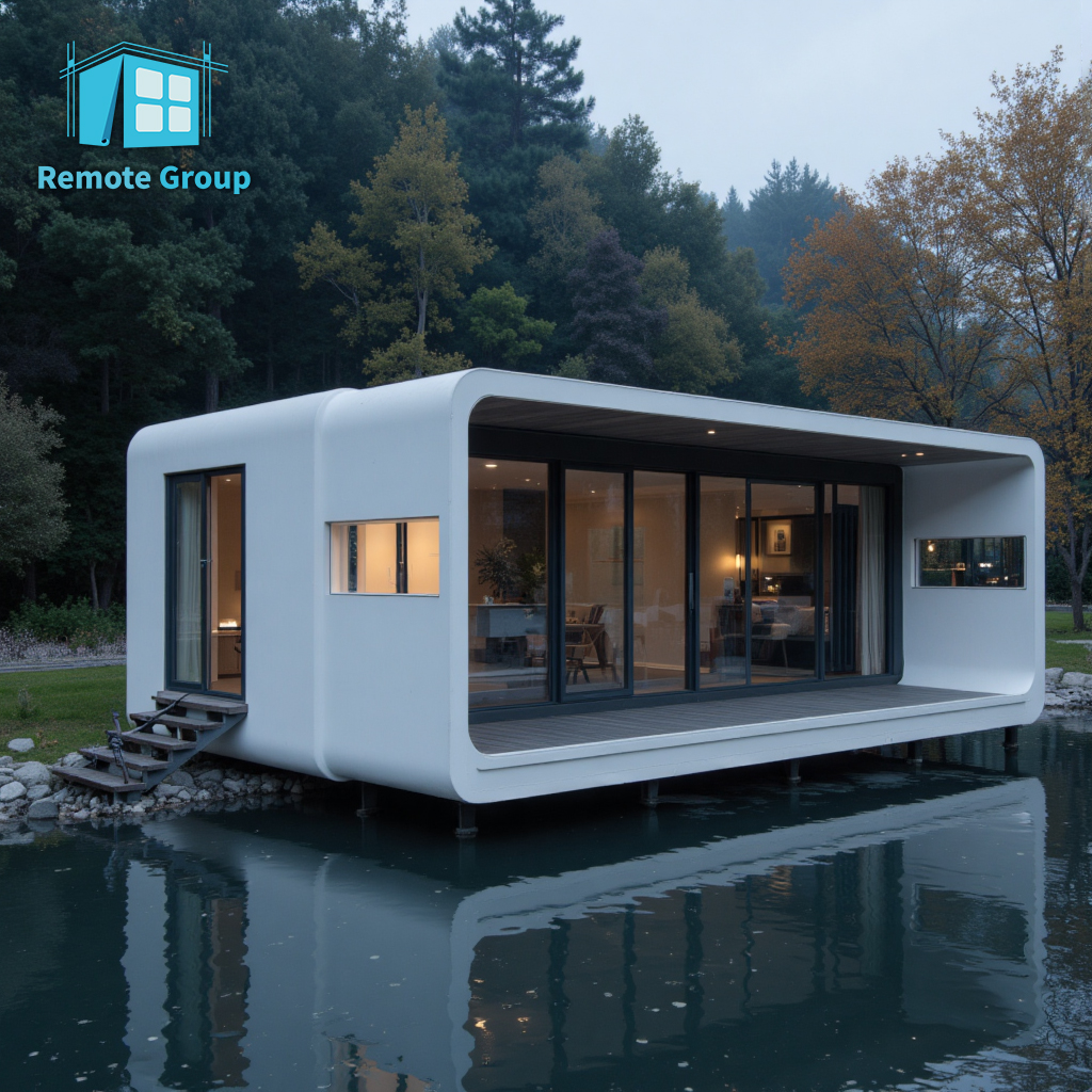Hot Sale Modular Prefab Steel Waterproof Container House Apple Office Cabin House For Unused Land