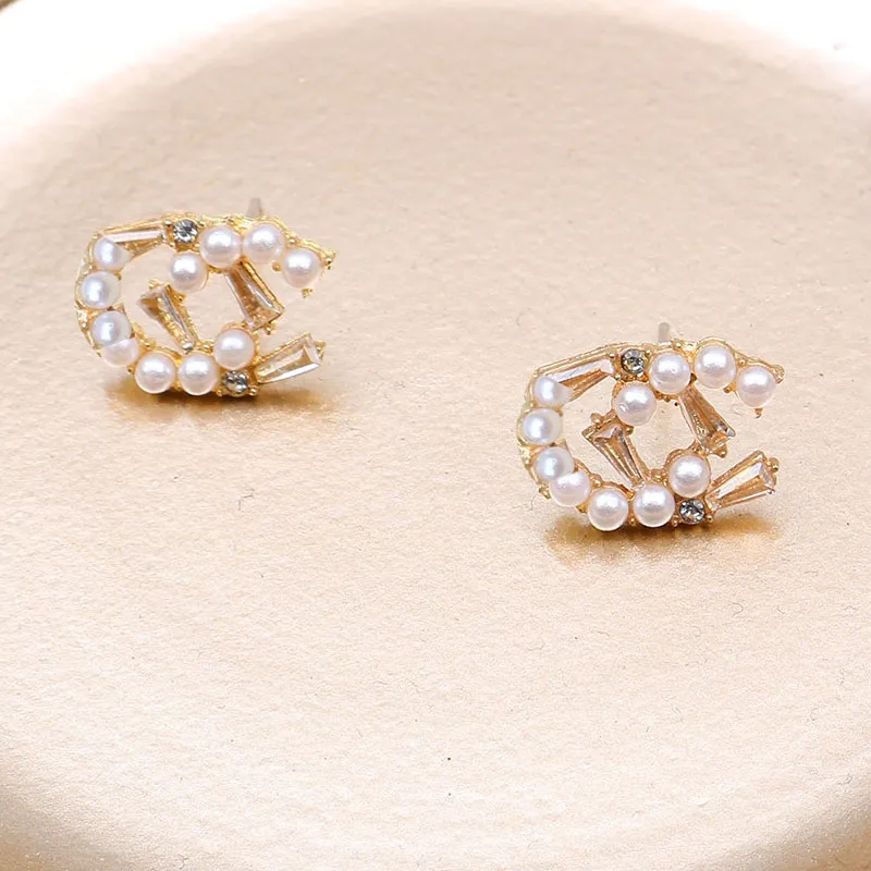 Fashion Rhinestone Drop Earrings Detail 1