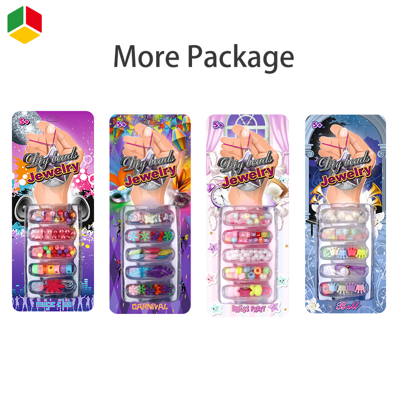 QS Kids Variety Color Educational Pretty Girls Colorful DIY Art Handmade Bracelets Necklaces Making Kit Set Jewelry Craft String Beads Jewelry Toys for Girls