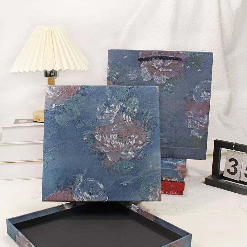 New Style Jewelry Box Special Type Box Fashion Black Art Paper Gift Packaging Box Necklace Ring Show Box Special Paper Packaging Box Gift Box Halloween Gift Box