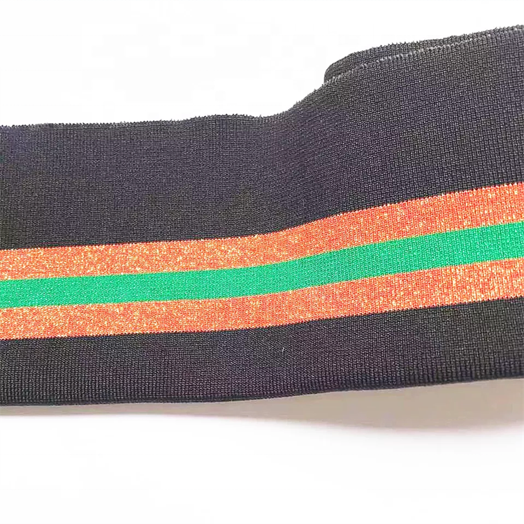 Sparkly Rib Cuff Knit Waistband for Jacket