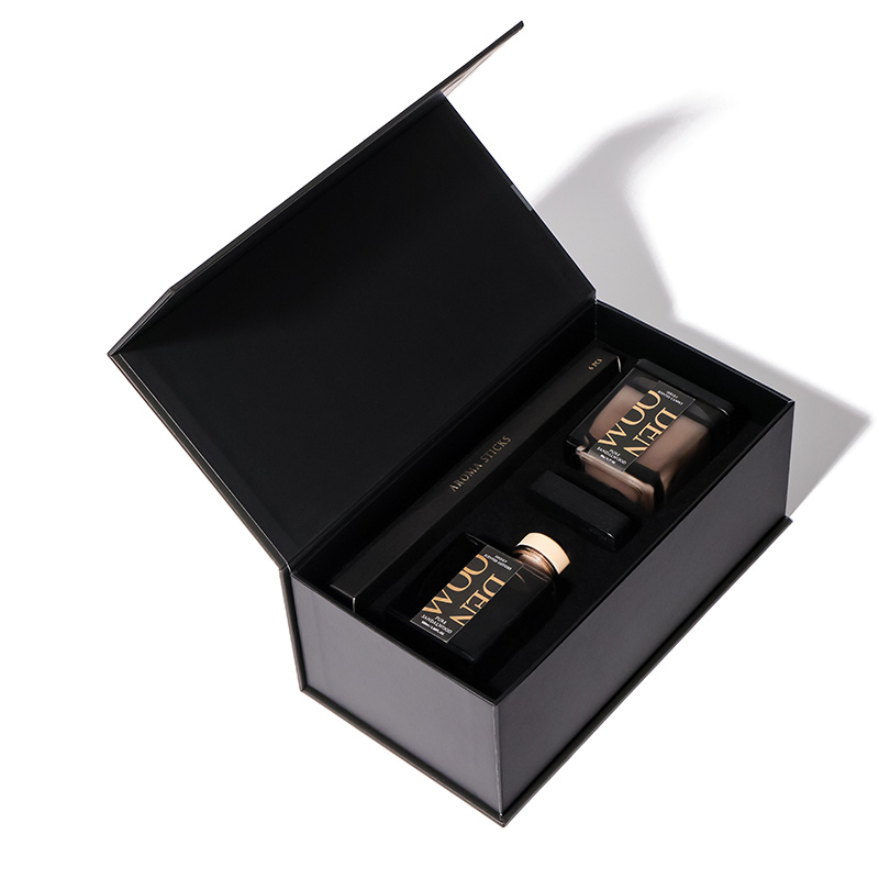 Luxury Aromatherapy Diffuser and Square Candle Gift Set Collection