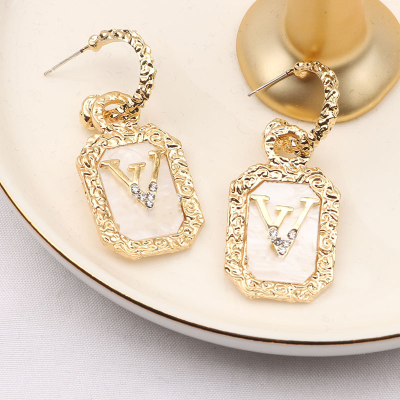 Nice High Quality Fashion 925 Sterling Silver Earrings Luxury Crystal Zircon Stud Earrings for Women Bridal Wedding Jewelry