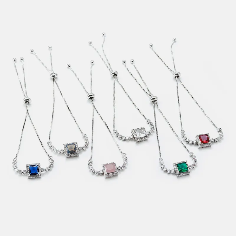 Stylish White CZ Tennis Bracelet