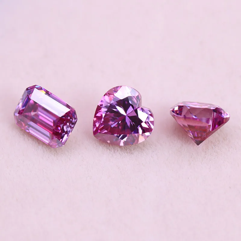 Heart Shape Loose Moissanite Gemstone