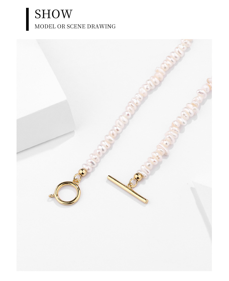 Best Selling 925 Sterling Silver Young Letter Pearl Charms Pendant Necklace