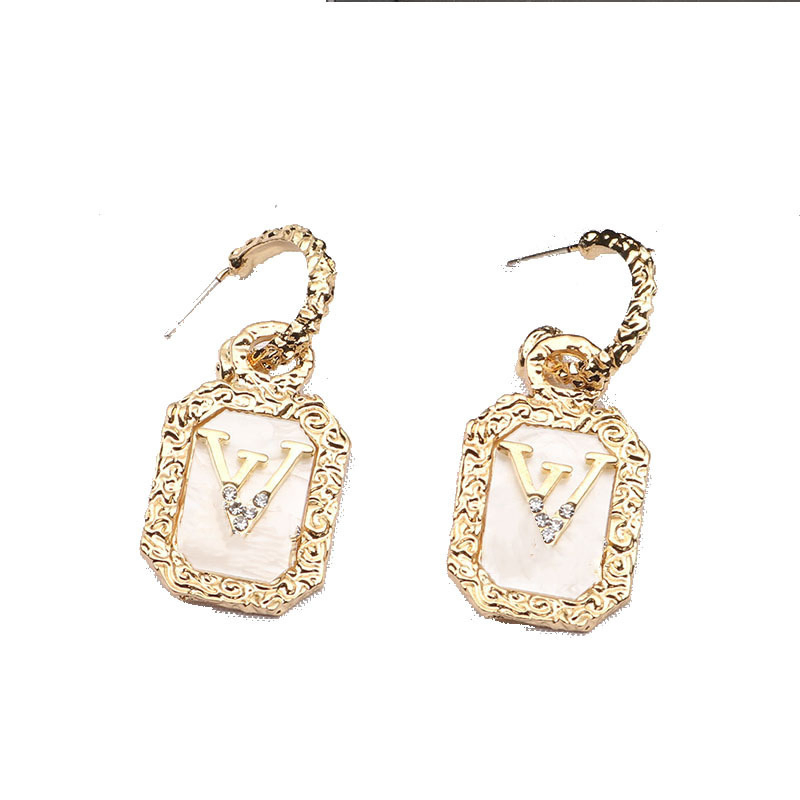 Nice High Quality Fashion 925 Sterling Silver Earrings Luxury Crystal Zircon Stud Earrings for Women Bridal Wedding Jewelry