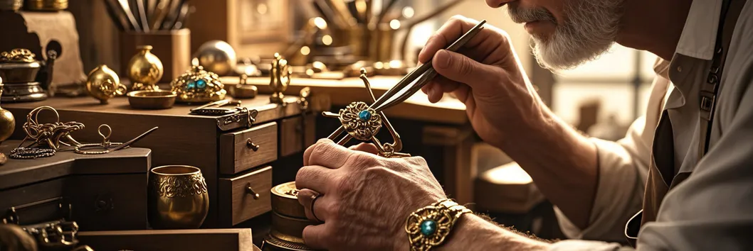 Gold Cuff Bracelets Banner