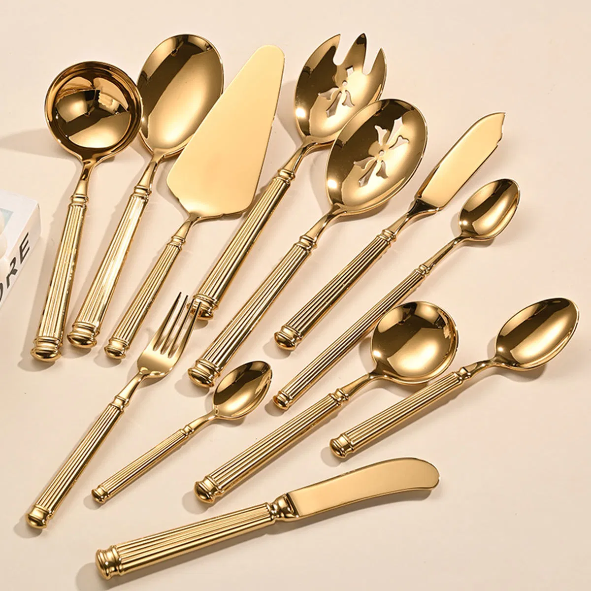 Luxury Flatware Set: High End Spoon Knife and Fork Collection