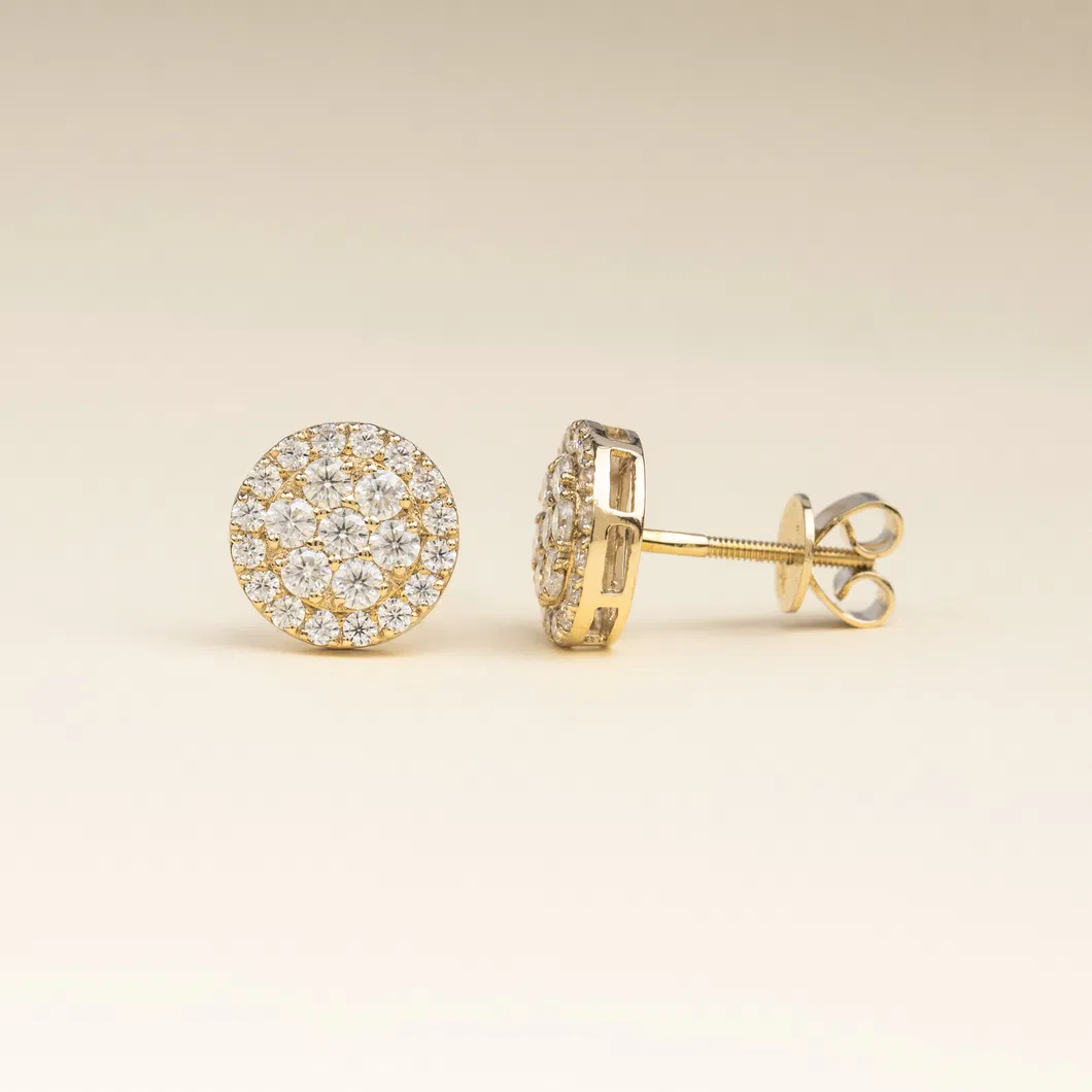 Gold Diamond Earrings