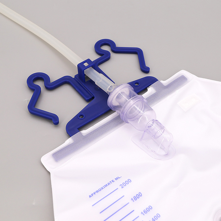 Medical PVC 2000ml/ 4000ml/ 5000ml Disposable Luxury Urine Collection Bag