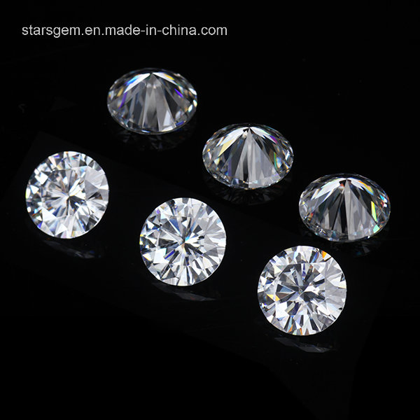Top Quality E/F Clear White Color Synthetic Moissanite Diamond for Fashion Jewelry
