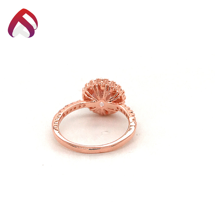 Pretty Engagement Wedding 925 Silver Ring Lab Diamond Jewelry Cubic Zirconia Anniversary Rings (RG83222)