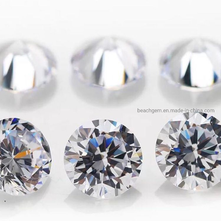 Factory Loose Moissanite Diamond Stones Round Brilliant Cut 1CT White Moissanite