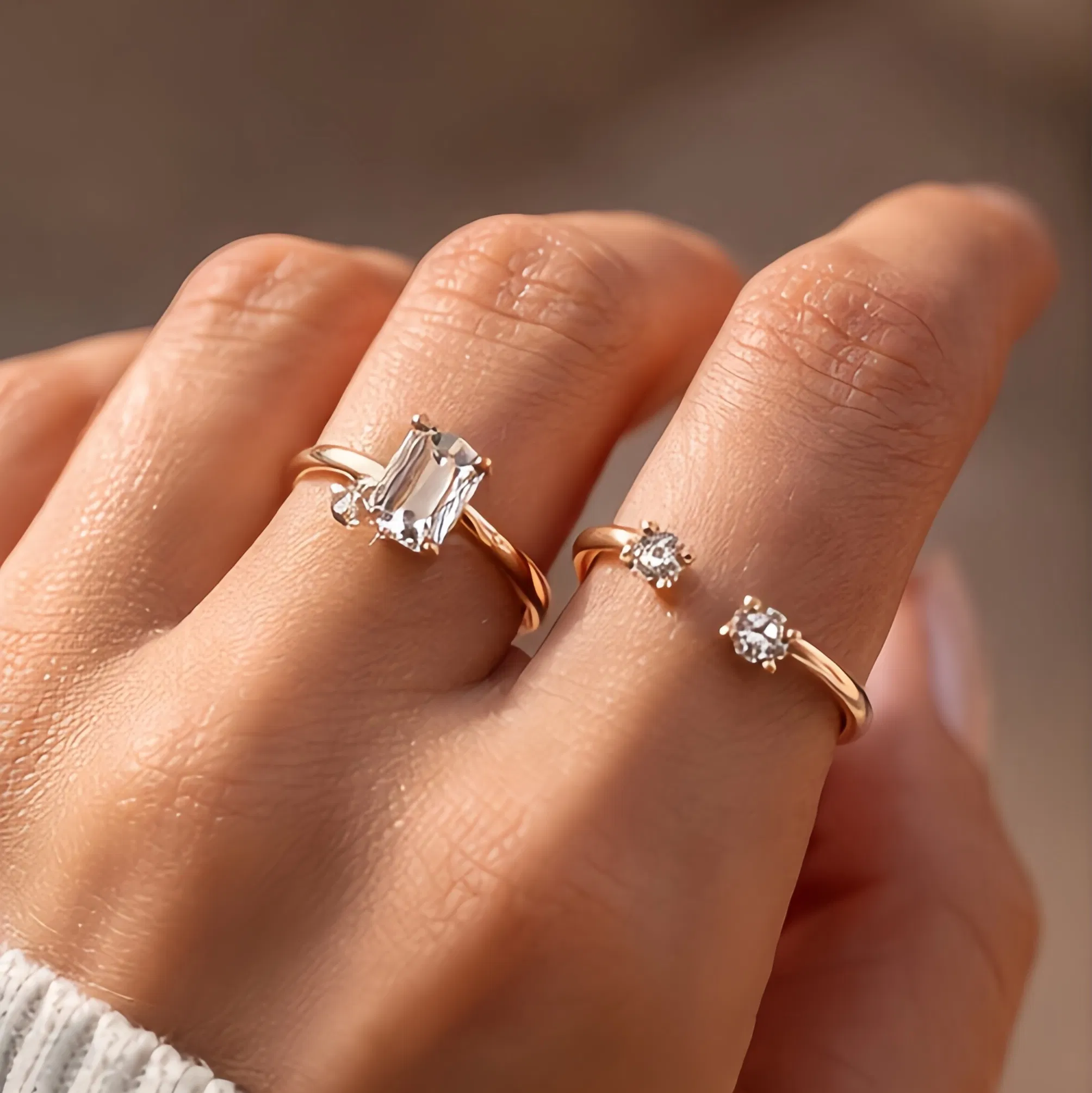 Lab Grown Diamond 1 Carat Vvs1 D Color Certified Round Cut Solitaire Engagement Ring