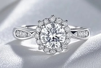 2026 Fancy Halo CVD Lab Grown Diamond 925 Silver Jewelry for Woman Fashion Customized 18K Gold 14K Gold 9K Gold 10K Gold Fine Gold Solid Jewellery