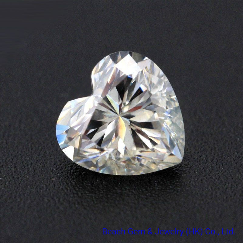 Fancy Cut Heart Shape Loose Moissanite for Jewelry Rings
