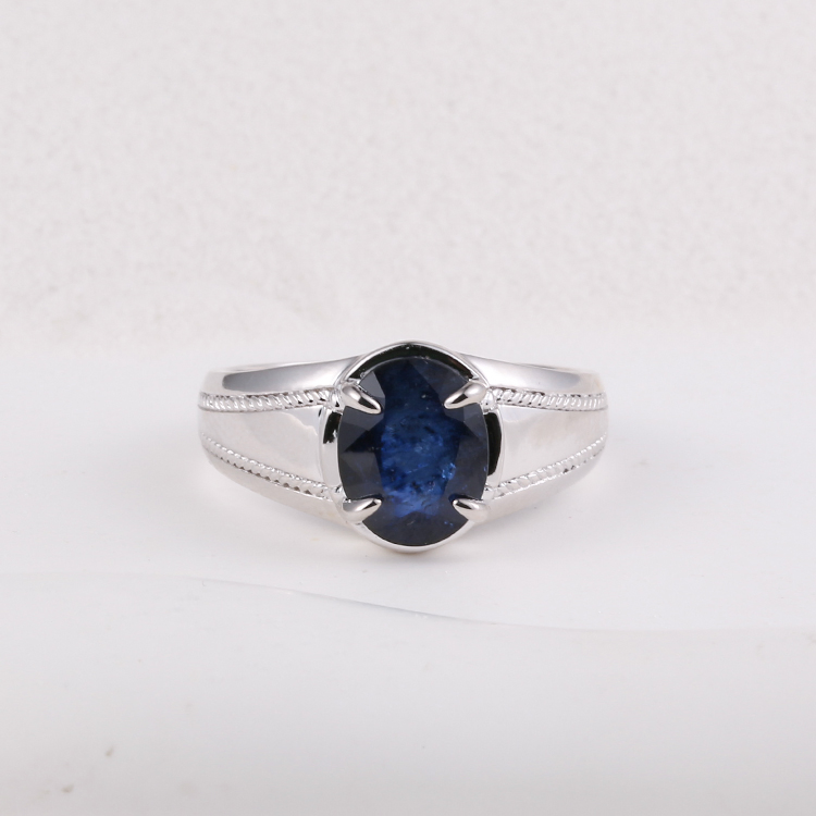 Wedding Engagement 2023 Trendy Men's Jewellery Factory Wholesale 925 Sterling Silver CZ Diamond Moissainte Fine Jewelry Ring